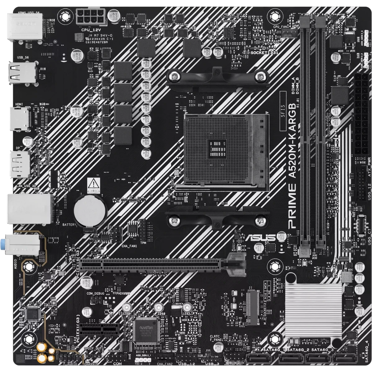 Материнская плата ASUS PRIME A520M-K ARGB
