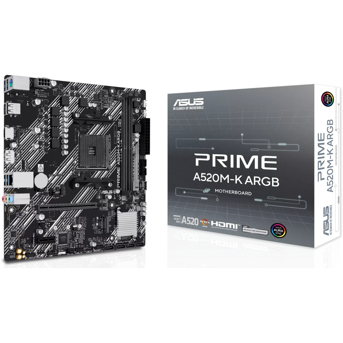 Материнская плата ASUS PRIME A520M-K ARGB - фото 4