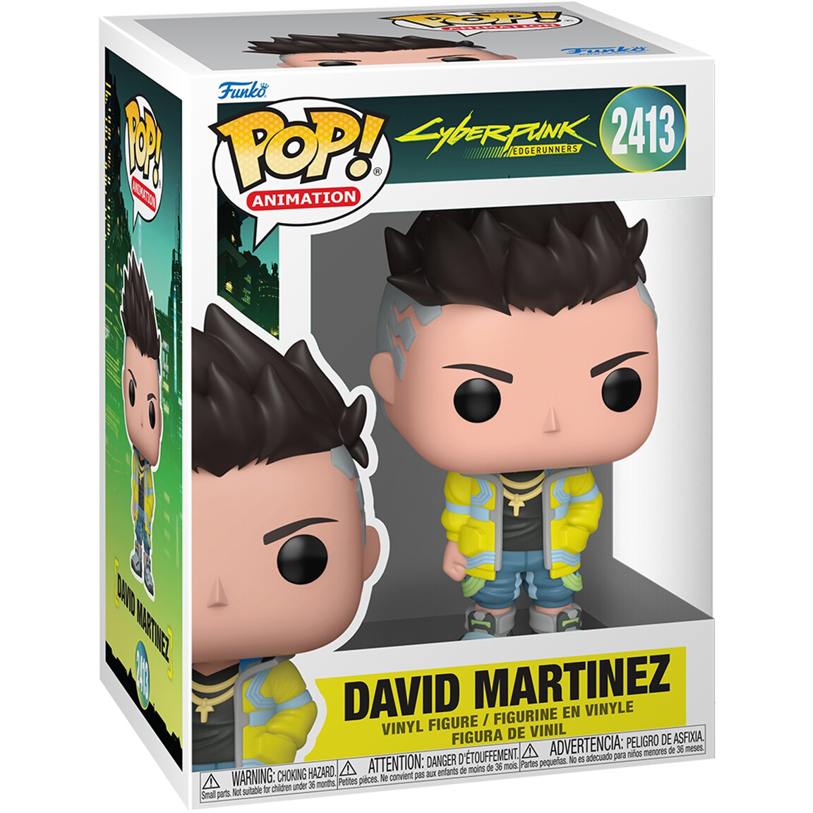 Фигурка Funko POP! Animation Cyberpunk Edgerunners David Martinez - 93274 - фото 2