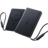 Внешний аккумулятор Baseus PicoGo AM52 with Built-in Cable Black (E0029000)