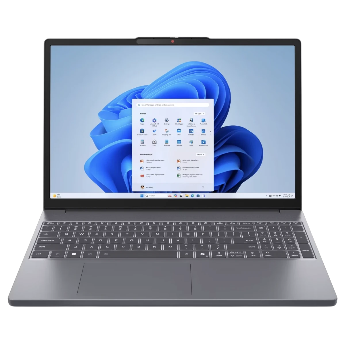 Ноутбук Lenovo IdeaPad Slim 3 15AHP10 Luna Grey (83KA0015RK)