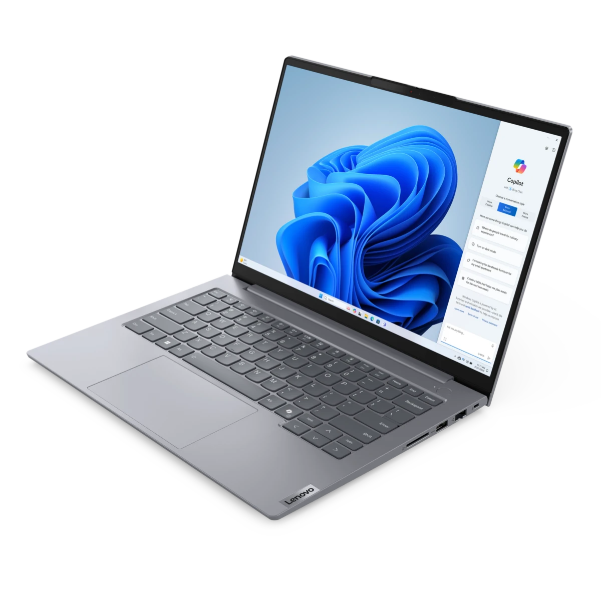 Ноутбук Lenovo ThinkBook 14 G8 IAL Arctic Grey (21SJ0010GP) - фото 3