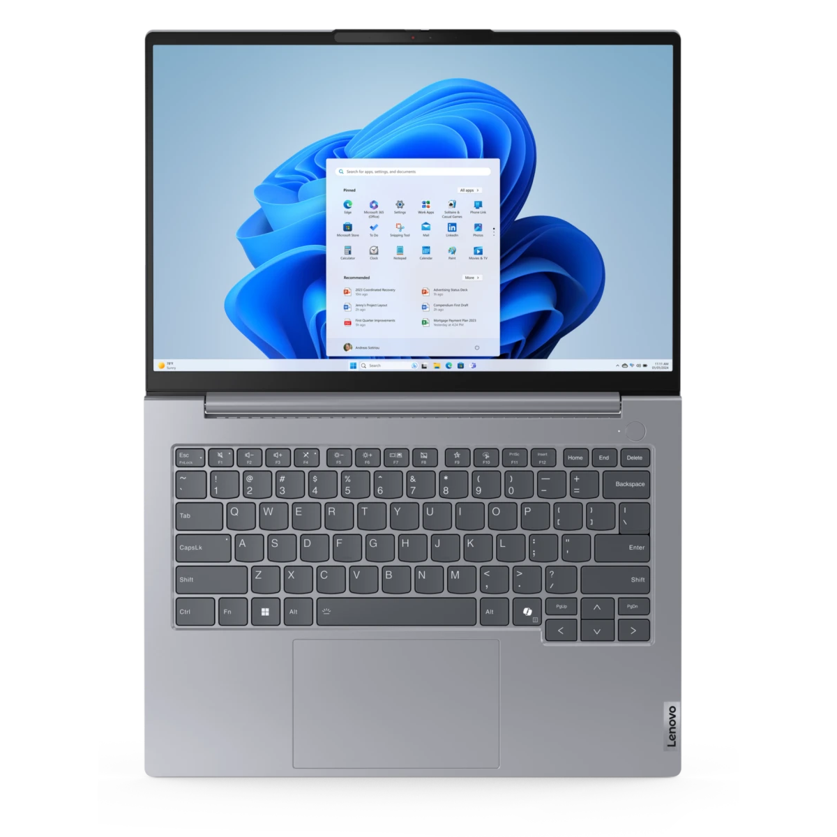 Ноутбук Lenovo ThinkBook 14 G8 IAL Arctic Grey (21SJ0010GP) - фото 4