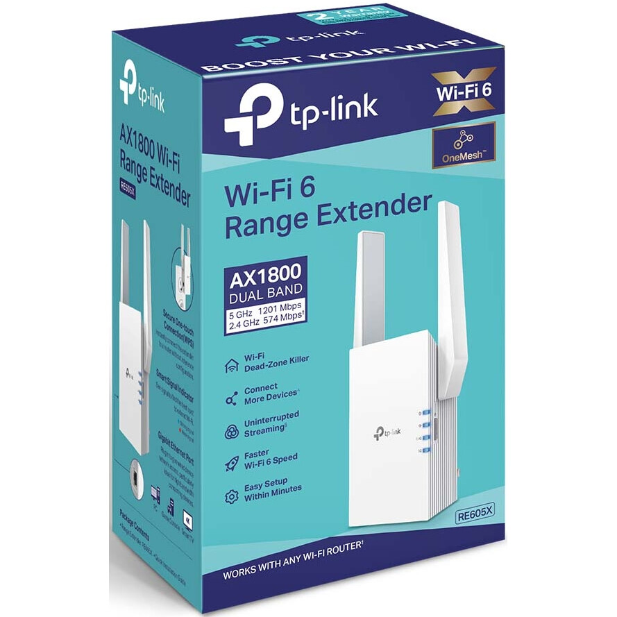 Wi-Fi усилитель (репитер) TP-Link RE605X - фото 6