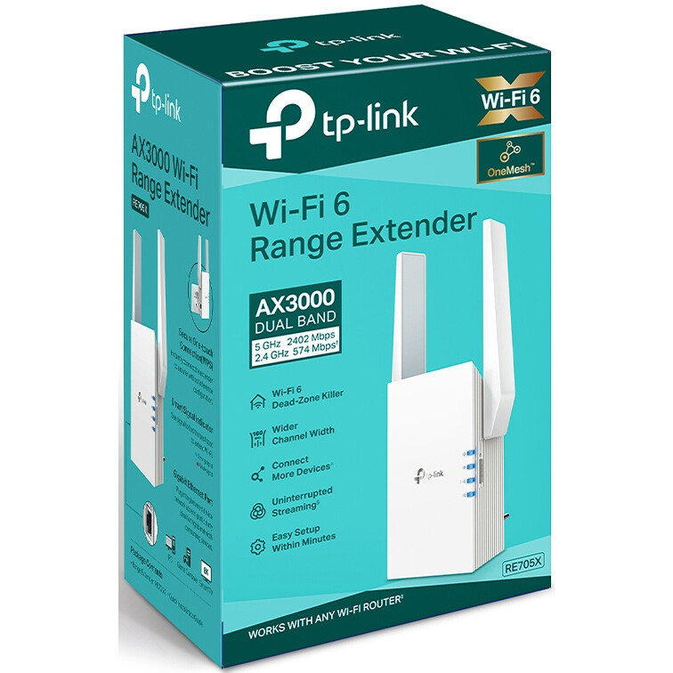 Wi-Fi усилитель (репитер) TP-Link RE705X - фото 6