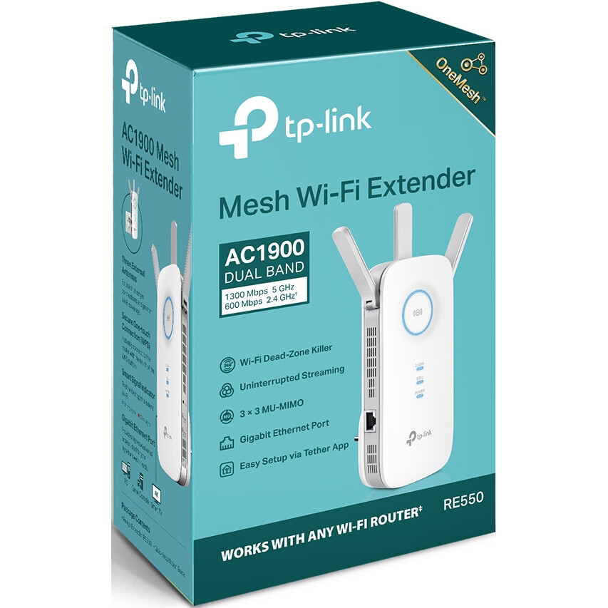 Wi-Fi усилитель (репитер) TP-Link RE550 - фото 4