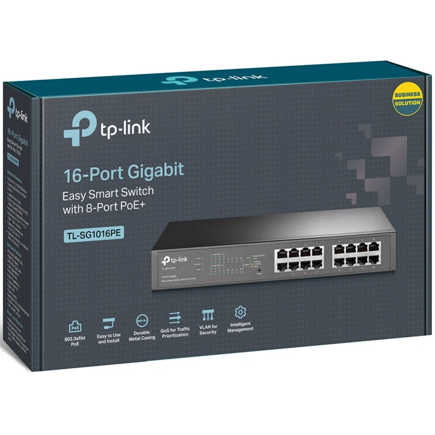 Коммутатор (свитч) TP-Link TL-SG1016PE - фото 4
