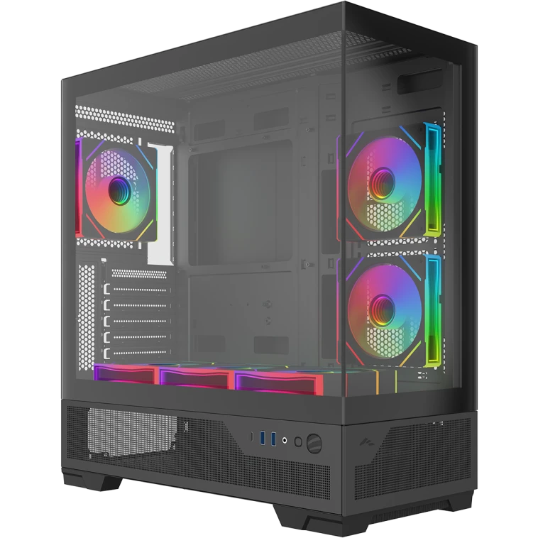 Корпус SAMA V43 Black - V43-BKADA6X1-GL