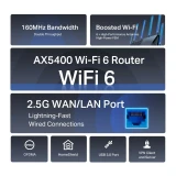 ..... Wi-Fi маршрутизатор (роутер) TP-Link Archer AX72 Pro (0353) Б/У повреждена упаковка