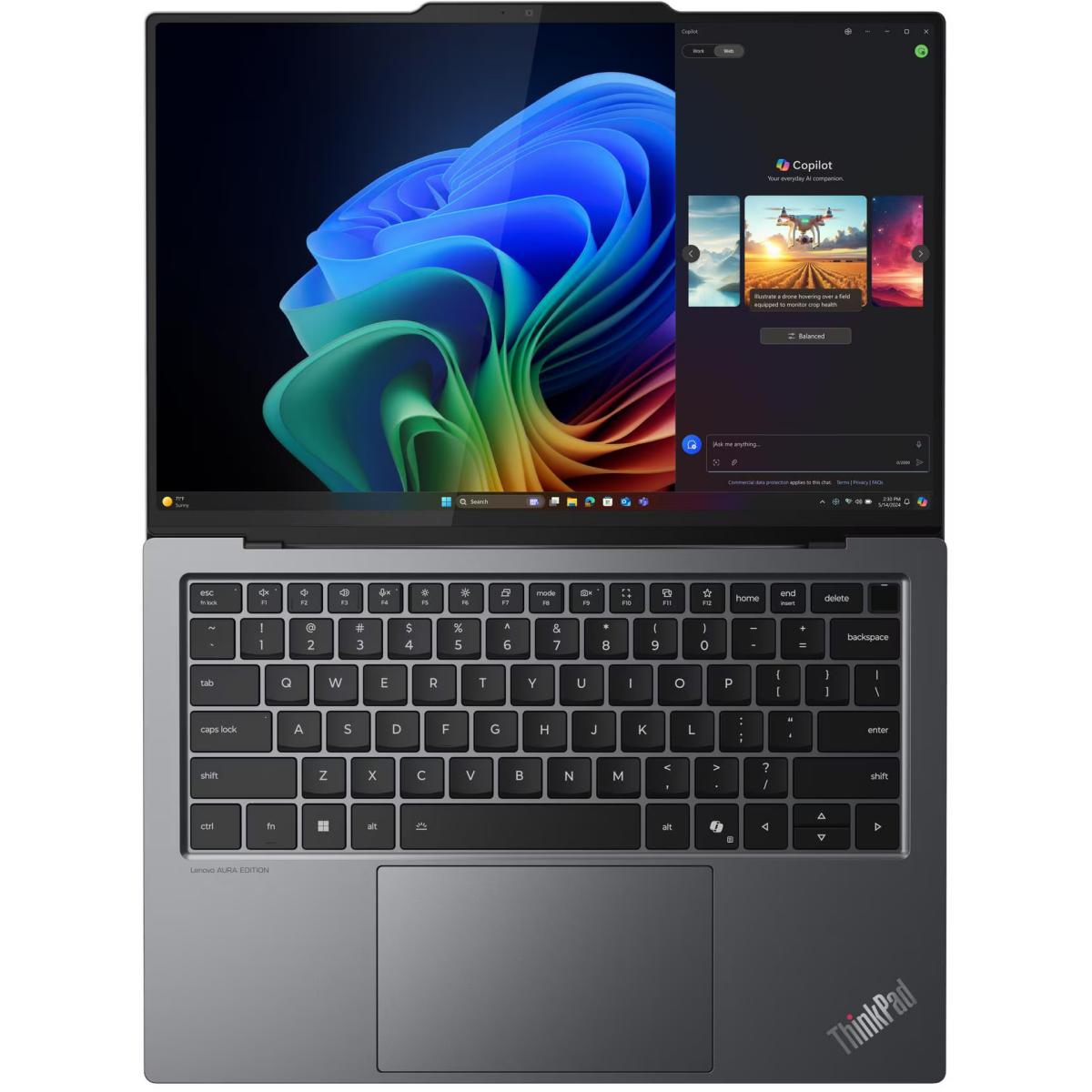 Ноутбук Lenovo ThinkPad X9-14 Gen 1 Aura Edition (21QA0036US) - фото 4