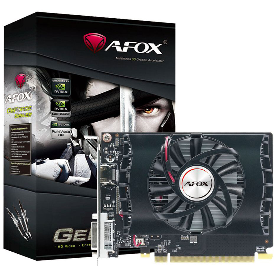 Видеокарта NVIDIA GeForce GT 1030 AFOX 2GB (AF1030-2048D5H6) - фото 6