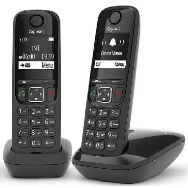 ..... Радиотелефон Gigaset AS690 DUO Black, Б/У - L36852-H2816-S301/M201
