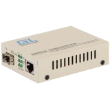 ..... Медиаконвертер GIGALINK/NIKOMAX GL-MC-UTPG-SFPG-F.r2 (4275) Б/У, царапины на корпусе