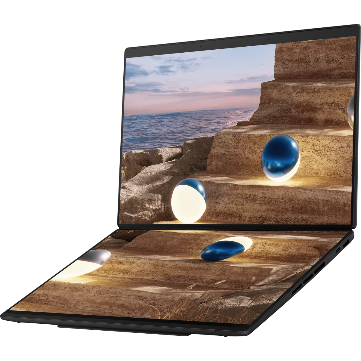 Ноутбук ASUS UX8407AA Zenbook DUO Moher Gray (SN198X) - UX8407AA-SN198X - фото 5