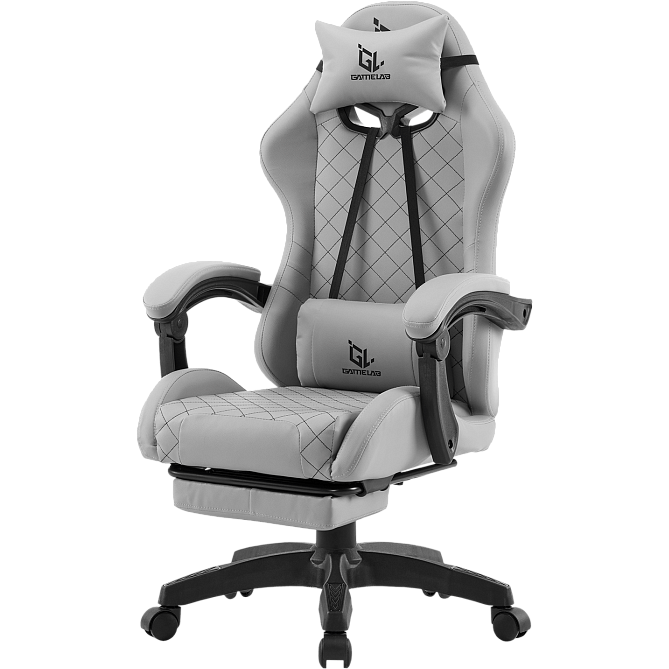 Игровое кресло GameLab TETRA COMFORT Grey - GL-435 - фото 5