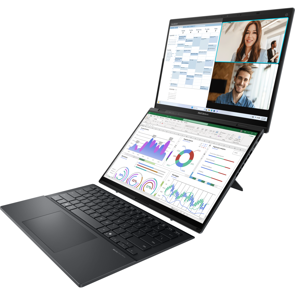 Ноутбук ASUS UX8406CA Zenbook Duo Inkwell Gray (QL460X) - UX8406CA-QL460X - фото 4