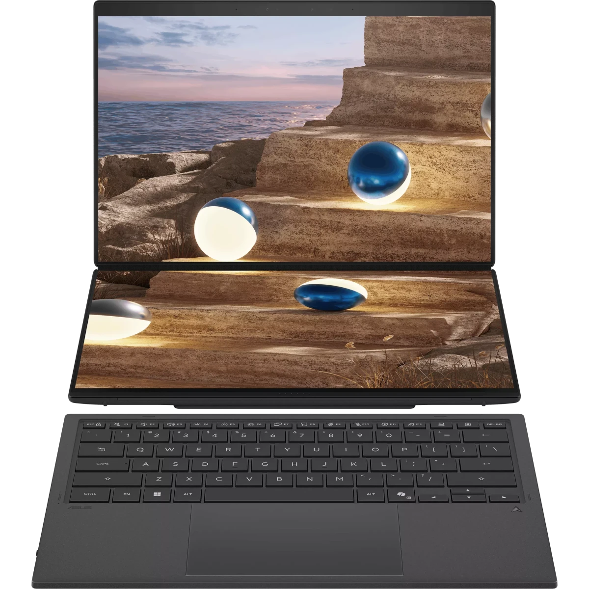 Ноутбук ASUS UX8407AA Zenbook DUO Moher Gray (SN537X) - UX8407AA-SN537X