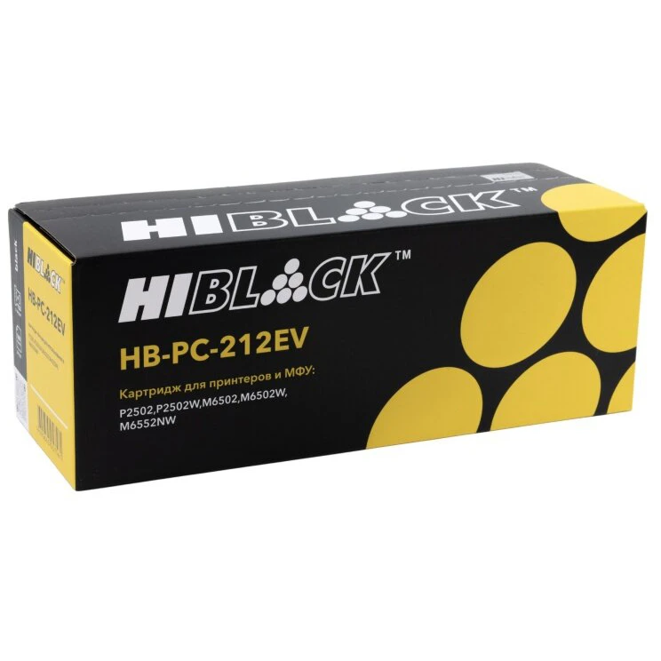 Картридж Hi-Black PC-212EV Black - HB-PC-212EV