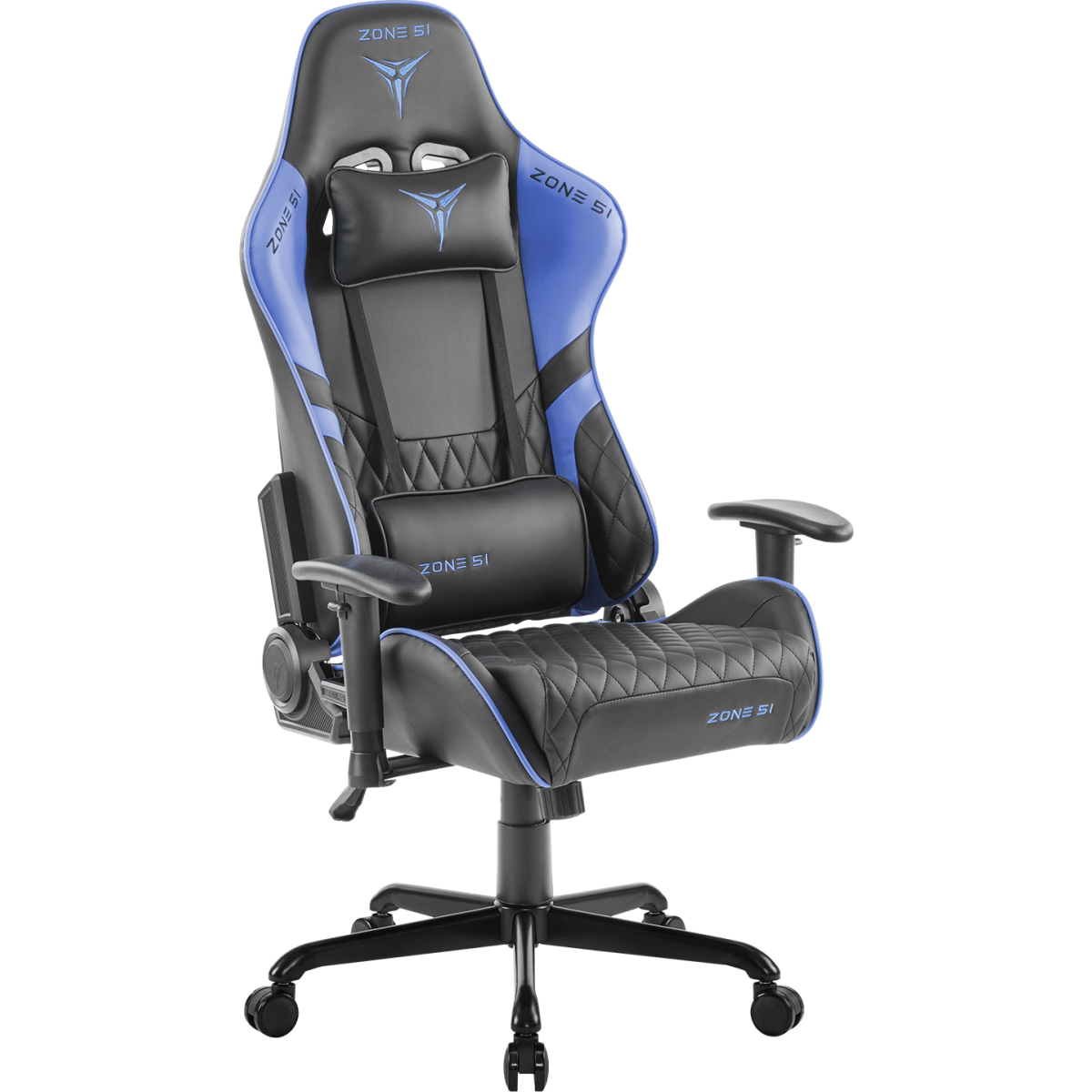 Игровое кресло ZONE 51 CLUBPOINT Black/Blue - Z51-CLU-BB