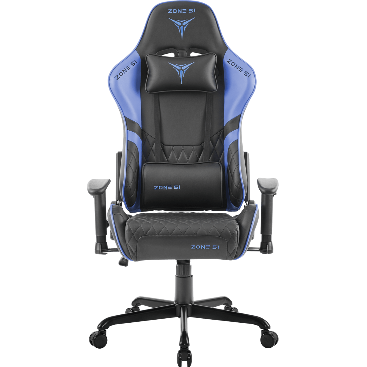 Игровое кресло ZONE 51 CLUBPOINT Black/Blue - Z51-CLU-BB - фото 6