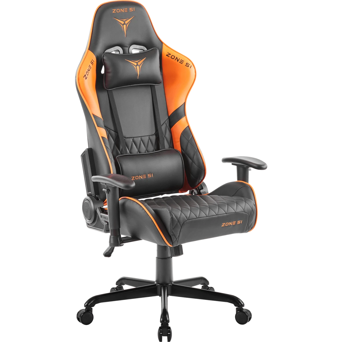 Игровое кресло ZONE 51 CLUBPOINT Black/Orange - Z51-CLU-BO