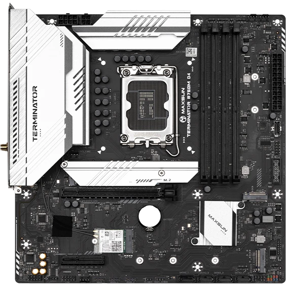 Материнская плата Maxsun Terminator B760M D4 WIFI V2 - MS-Terminator B760M D4 WIFI V2