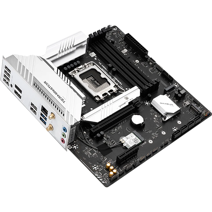Материнская плата Maxsun Terminator B760M D4 WIFI V2 - MS-Terminator B760M D4 WIFI V2 - фото 2