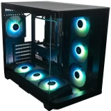 ..... Корпус XASTRA QR500 7ARGB-FC-C6-UC Black из ремонта, царапины на переднем стекле (QR500-2FA36A-1FC12A-C6-UC)