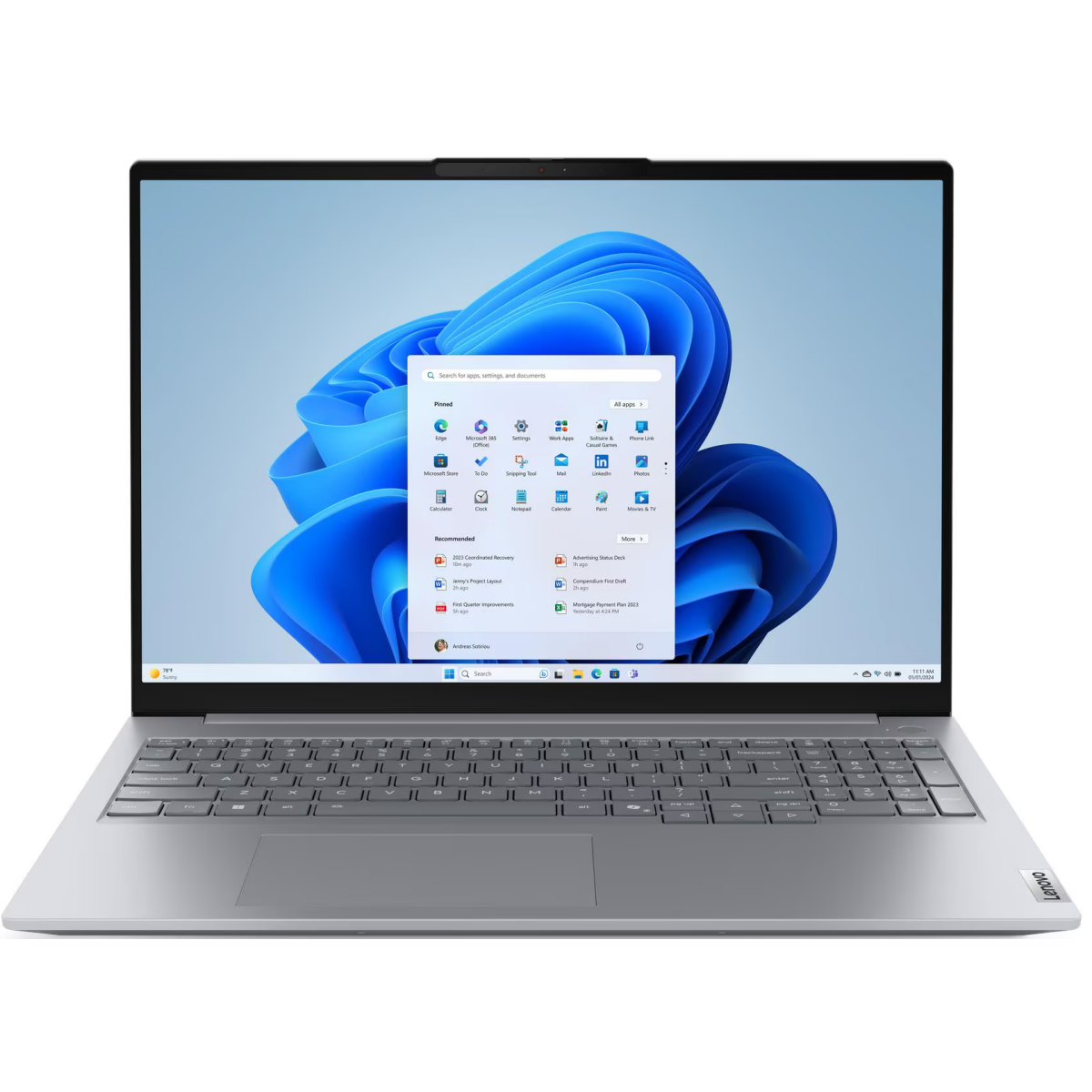 Ноутбук Lenovo ThinkBook 16 G9 IRL Arctic Grey (21US000CRI)