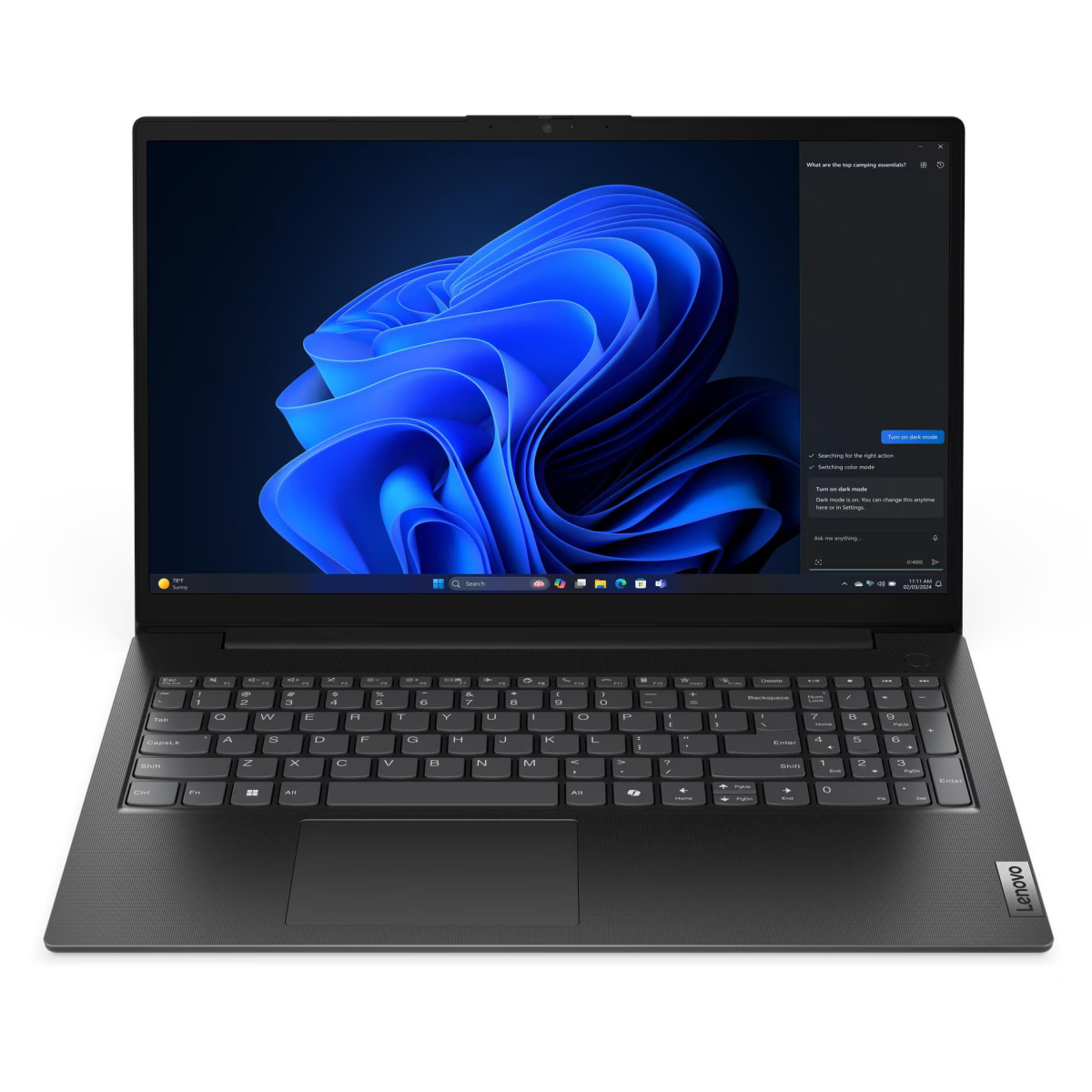 Ноутбук Lenovo V15 G5 IRL Business Black (83HF00GLRI)