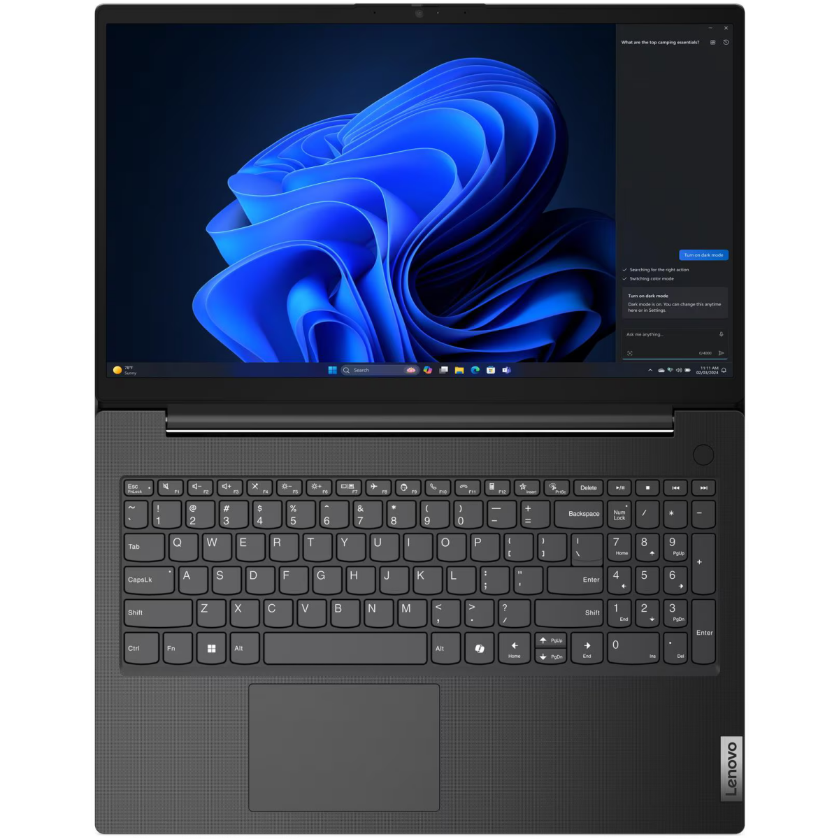 Ноутбук Lenovo V15 G5 IRL Business Black (83HF00GLRI) - фото 4