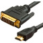 Кабель HDMI - DVI, 1м, 5bites APC-073-010