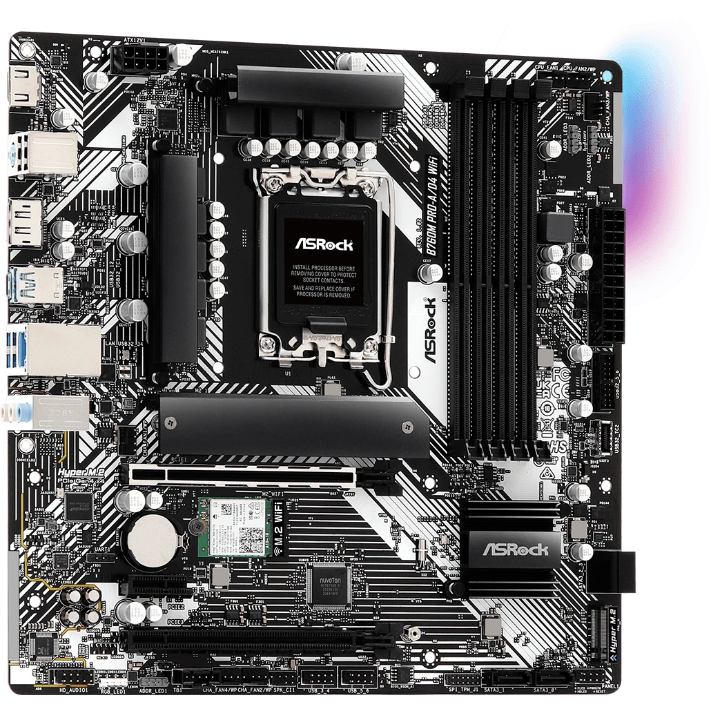 Материнская плата ASRock B760M Pro-A/D4 WiFi - фото 3