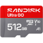 Карта памяти 512GB MicroSD SanDisk Ultra GO (SDSQUGN-512G-GN6MN)