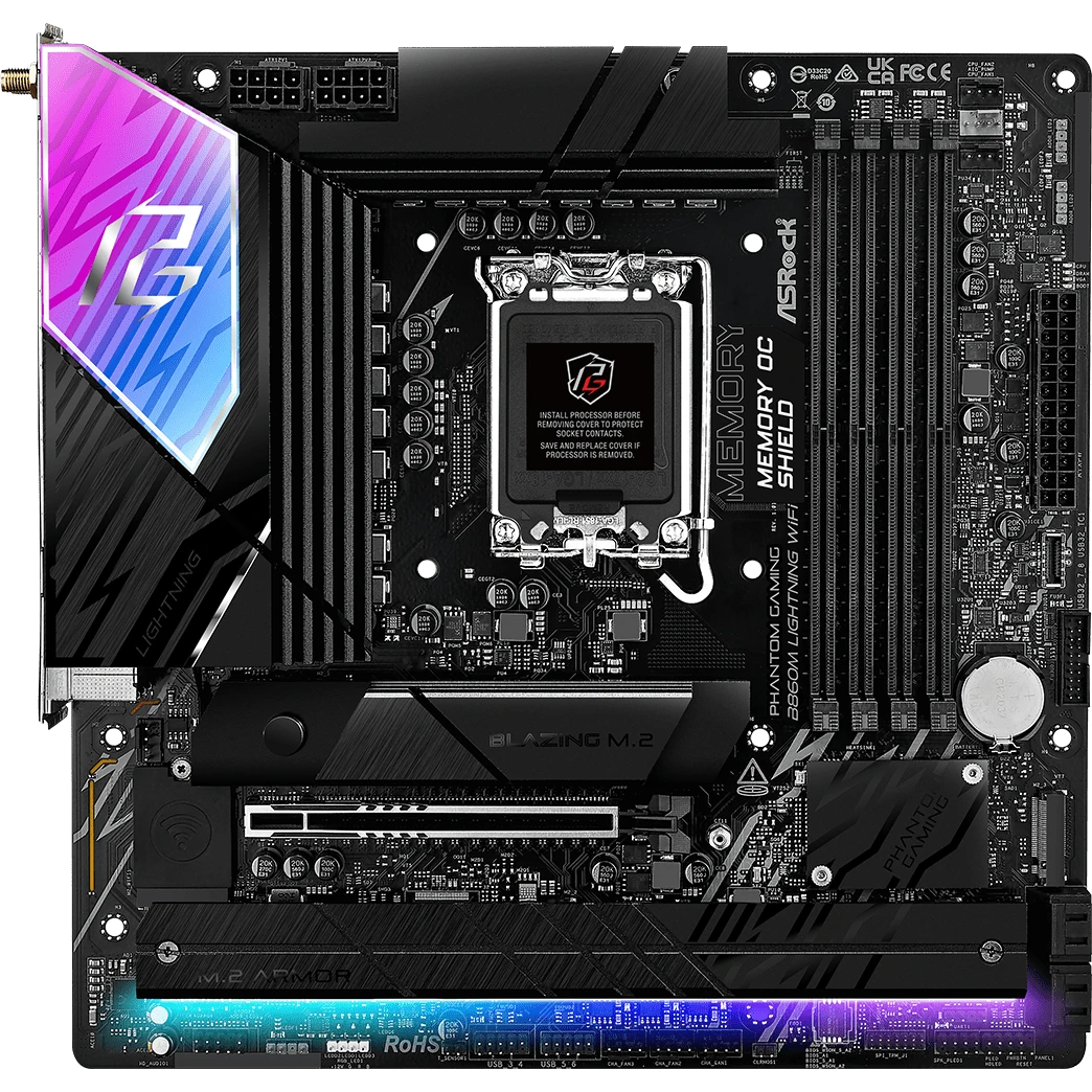 Материнская плата ASRock B860M Lightning WiFi