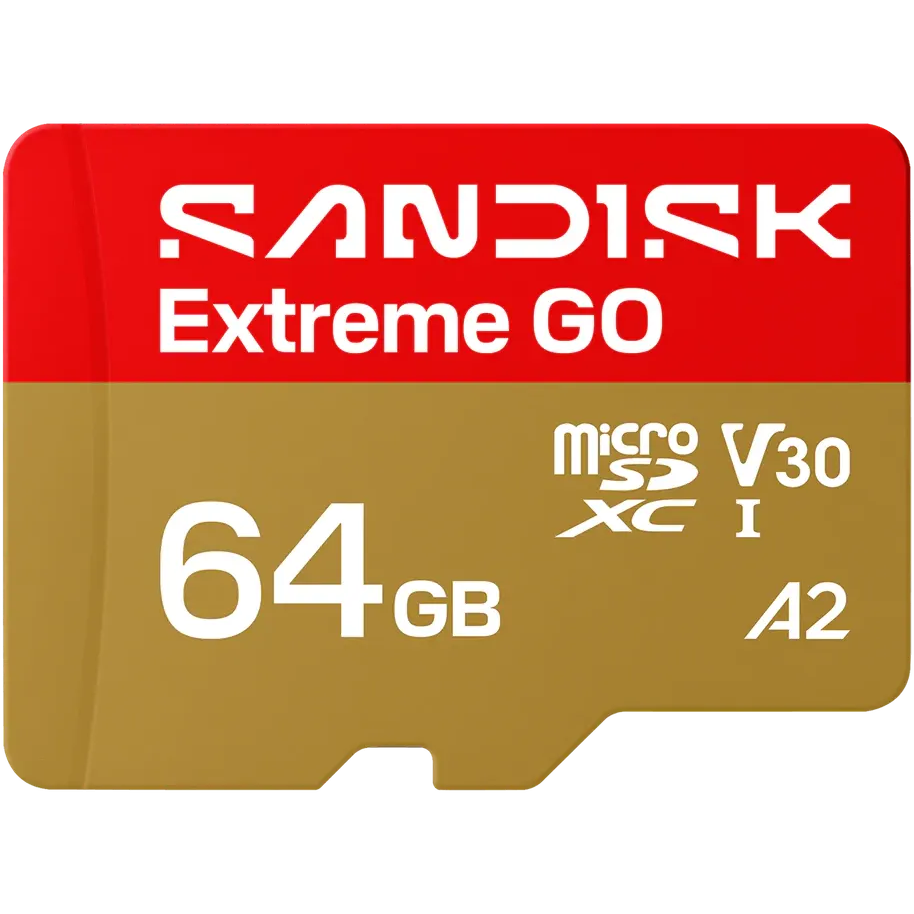Карта памяти 64GB MicroSD SanDisk Extreme GO (SDSQXGN-064G-GN6MN)