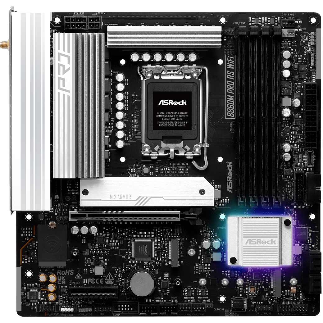 Материнская плата ASRock B860M Pro RS WiFi