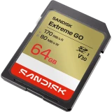 Карта памяти 64GB SD SanDisk Extreme GO (SDSDXGN-064G-GNCIN)