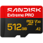Карта памяти 512GB MicroSD SanDisk Extreme Pro (SDSQXCJ-512G-GS6MA)