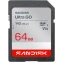 Карта памяти 64GB SD SanDisk Ultra GO (SDSDUGN-064G-GN6IN)
