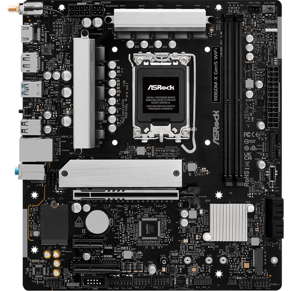 Материнская плата ASRock B860M-X Gen5 WiFi