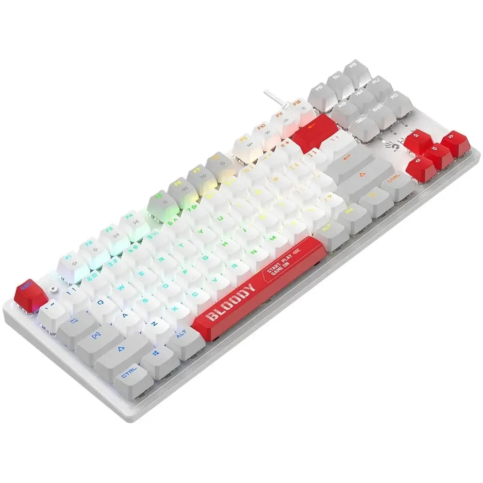 Клавиатура A4Tech S310N White/Red - фото 6