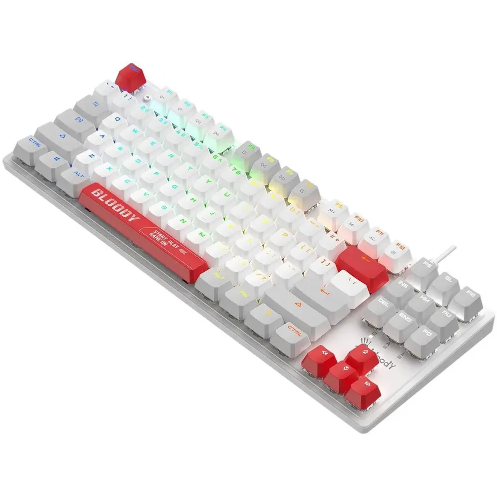 Клавиатура A4Tech S310N White/Red - фото 7