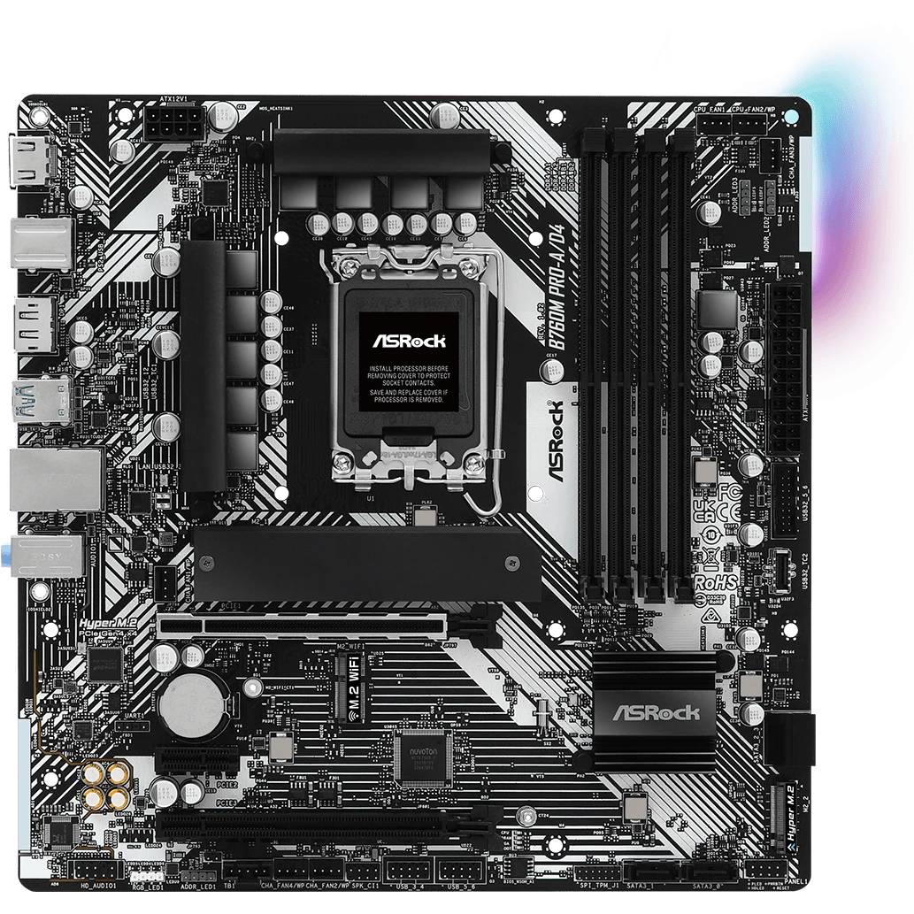 Материнская плата ASRock B760M Pro-A/D4