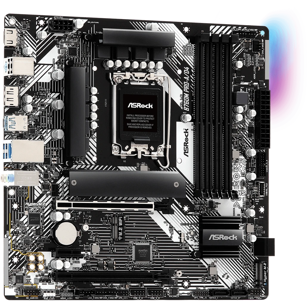 Материнская плата ASRock B760M Pro-A/D4 - фото 3