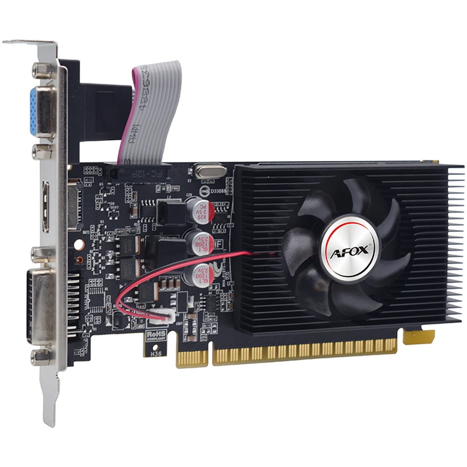 Видеокарта NVIDIA GeForce GT 420 AFOX 1GB (AF420-1024D3L6) - фото 3