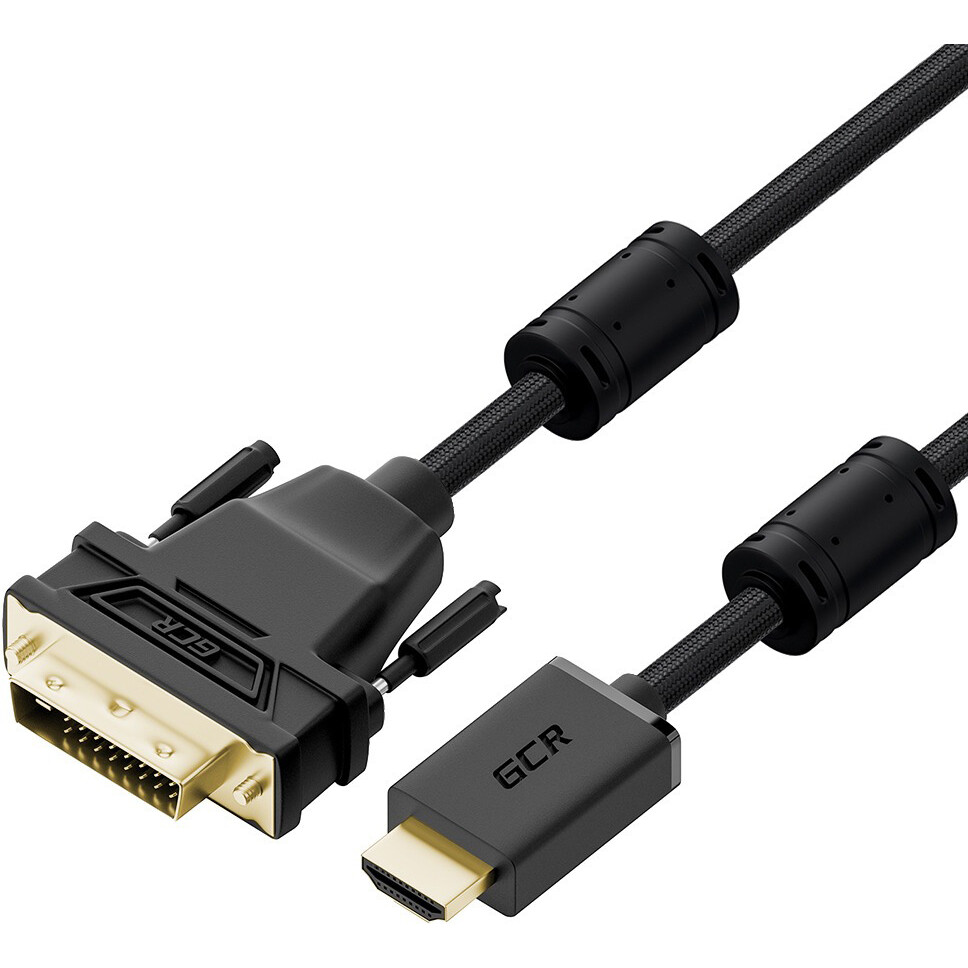 Кабель HDMI - DVI, 1м, Greenconnect GCR-56314