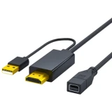Кабель Mini DisplayPort - HDMI, 1м, KS-IS KS-878