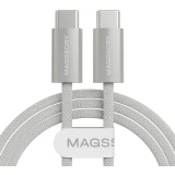 Кабель USB Type-C - USB Type-C, 1.5м, Magssory CBL002 White