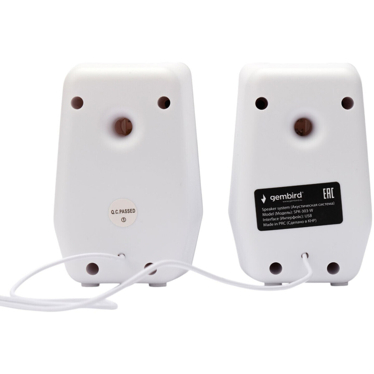 Колонки Gembird SPK-303-W White - фото 4